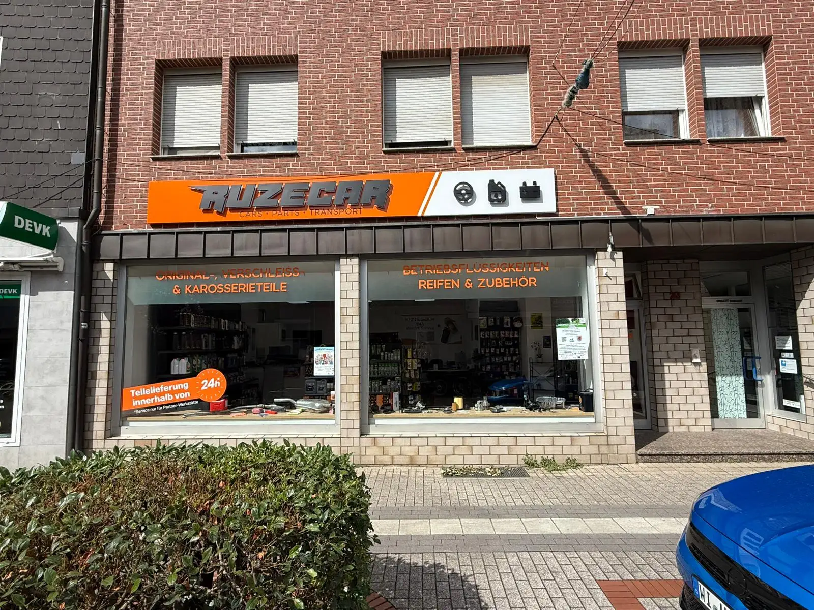 Das Ladengeschäft von Ruzecar an der Essener Str. in Gelsenkirchen